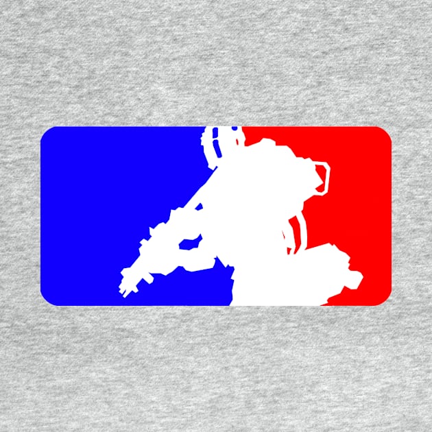 Shoot the Runner-Major League Titanfall 2 (Blue, White, Red) by Ironmatter